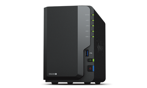 Serveur NAS SYNOLOGY Réf: DS220+ (2 Baie)