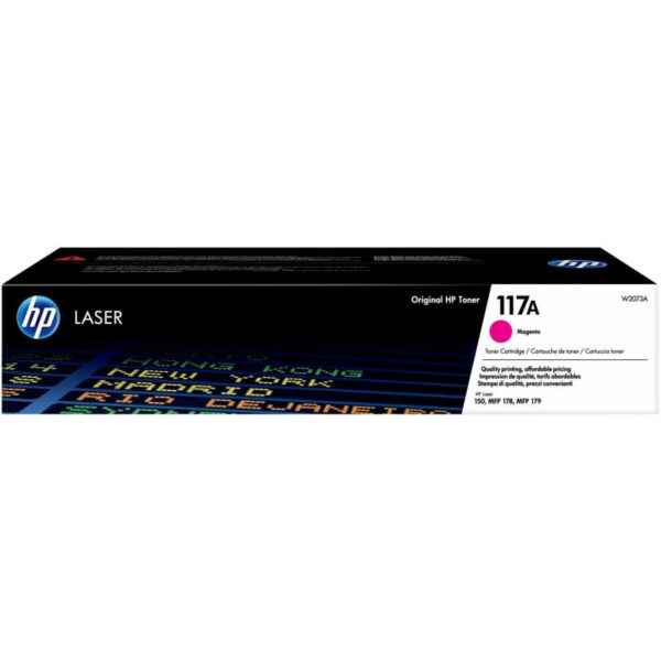 HP 117A MAGENTA ORIGINAL LASER TONER CARTRIDGE(W2073A)