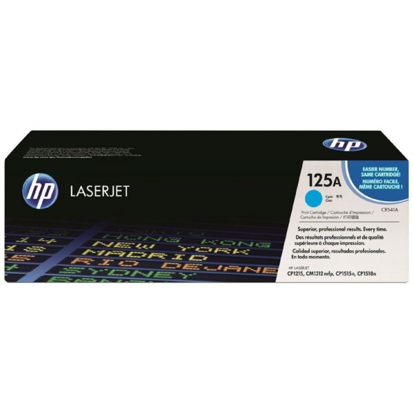 HP 125A CYAN Original LaserJet Toner Cartridge(CB541A)