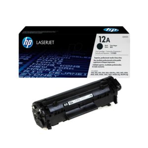 HP 12A Black Original LaserJet Toner Cartridge(Q2612A)