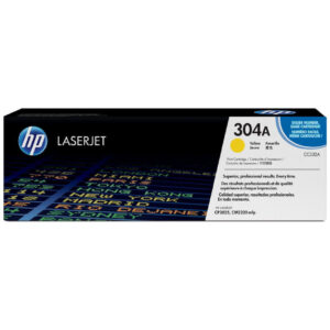 HP 304A YELLOW Original LaserJet Toner Cartridge(CC532A)