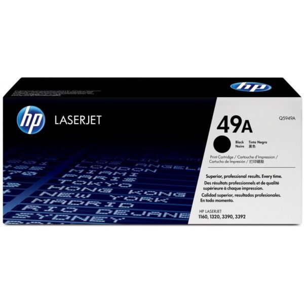 HP 49A Black Original LaserJet Toner Cartridge(Q5949A)