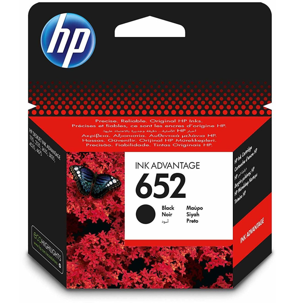 HP 652 Cartridge (F6V25AE) - PC PROS Maroc