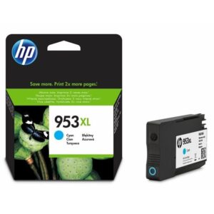 HP 953XL High Yield Cyan Original Ink Cartridge(F6U16AE)