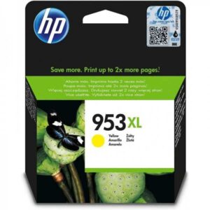 HP 953XL High Yield Yellow Original Ink Cartridge(F6U18AE)