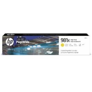 HP 981X High Yield Yellow Original PageWide Cartridge(L0R11A)