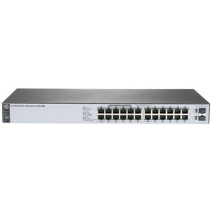 HPE 1820-24G-PoE+ (185W) Switch [12 ports 10/100/1000 PoE+ 12 ports 10/100/1000 + 2ports SFP, L2, Smart Managed] (J9983A)