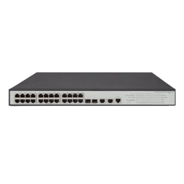 HPE 1950-24G-2SFP+-2XGT-PoE+ Switch [24 ports 10/100/1000 PoE + 2 ports SFP+, 2 ports 1/10GbE-T,L3 , Smart Managed] (JG962A)