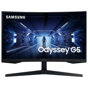 SAMSUNG Moniteur Curved Gaming 27" (LC27G55TQBUXEN)