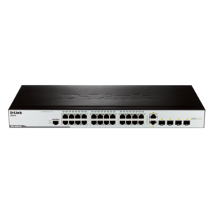 24-port 10/100Base-T + 2 SFP ports + 2 Combo 1000B(DES-3200-28/E)