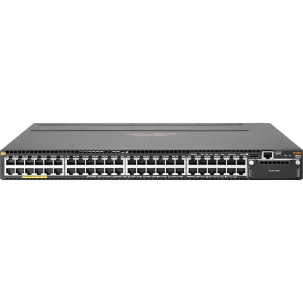 Aruba 3810M 48G PoE+ 1-slot Switch [48 ports 10/100/1000 PoE+ open slot, L3, Fully Managed] (JL074A)