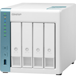 QNAP SERVEUR NAS DESKTOP 4 BAIES RAM 1 GB (TS-431K)