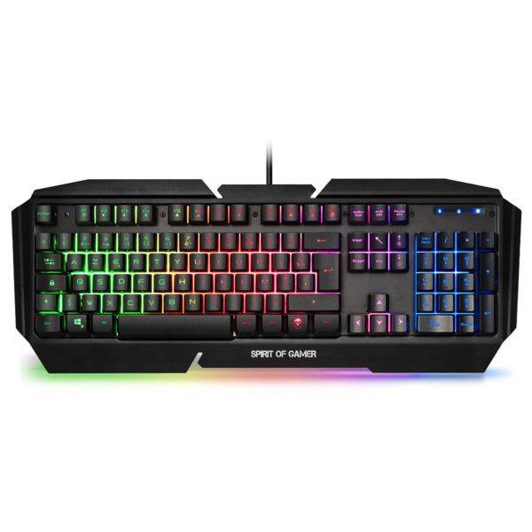 SPIRIT OF GAMER - PRO-K5 RETRO-ECLAIRAGE RGB - CLAVIER SEMI-MECANIQUE (PRO-K5)