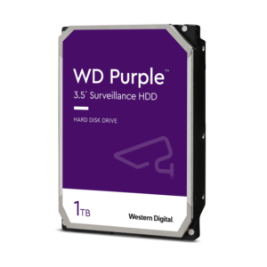 Disque dur WD 1TB Purple,3.5" SATA 6GB/s 5400RPM(INT) (WD10PURZ)
