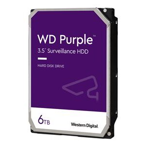 Disque dur WD 6TB Purple,3.5" SATA 6GB/s 5400RPM(INT) (WD60PURZ)