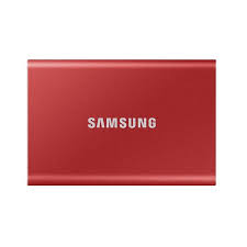 SAMSUNG PORTABLE SSD EXTERNE 1 TB T7 METALIC RED (MU-PC1T0R)