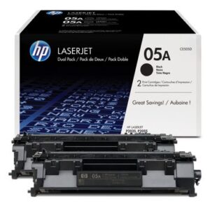 HP 05A 2-pack Black Original LaserJet Toner Cartridges (CE505D)