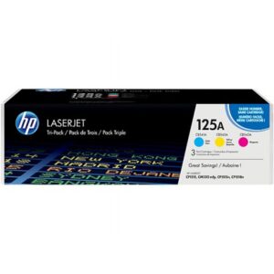 HP 125A 3-pack Cyan/Magenta/Yellow Original LaserJet Toner Cartridges (CF373AM)