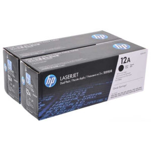 HP 12A 2-pack Black Original LaserJet Toner Cartridges (Q2612AF)