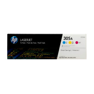 HP 305A 3-pack Cyan/Magenta/Yellow Original LaserJet Toner Cartridges (CF370AM)