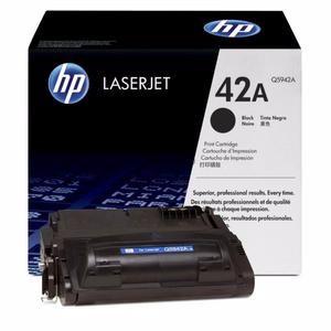 HP 42A Black Original LaserJet Toner Cartridge (Q5942A)