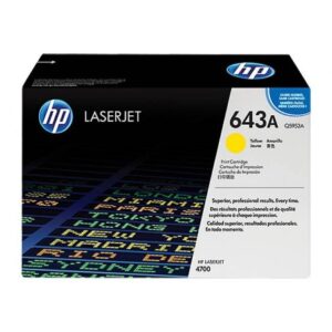 HP 643A Yellow Original LaserJet Toner Cartridge (Q5952A)