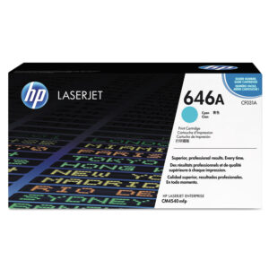 HP 646A Cyan Original LaserJet Toner Cartridge (CF031A)