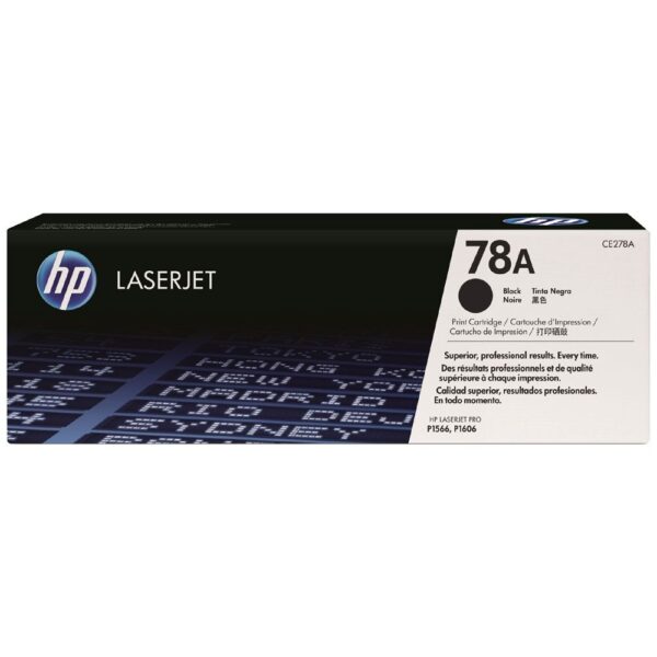 HP 78A 2-pack Black Original LaserJet Toner Cartridges (CE278AF)