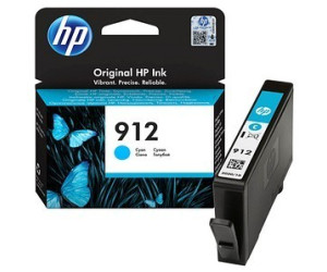 HP 912 Cyan Original Ink Cartridge (3YL77AE)