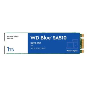 Western Digital 1TB WD Blue SA510 SATA Internal Solid State Drive SSD - SATA III 6 Gb/s, M.2 2280, Up to 560 MB/s (WDS100T3B0B)