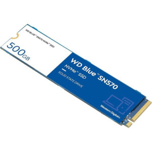 Western Digital 500GB WD Blue SN570 NVMe Internal Solid State Drive SSD - Gen3 x4 PCIe 8Gb/s, M.2 2280, Up to 3,500 MB/s -(WDS500G3B0C)