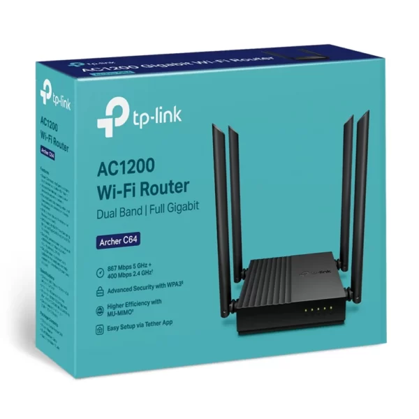 TP-LINK AC1200 Dual Band WI-FI Router(ARCHER C54)