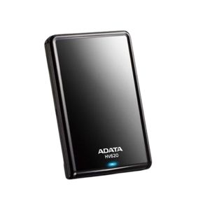 ADATA HDD AHV620 Slim ultra-Portable External Hard Drive USB 3.2 black