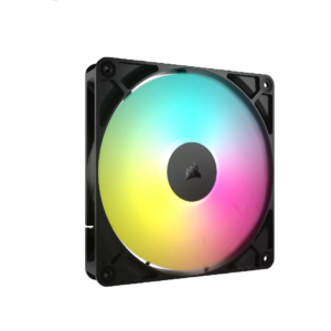 Corsair Ventilateur de Boitier RS140 ARGB, 140mm Fan Dual Pack Ref CO-9050183-WW Noir (840006684152)